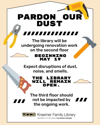 Library renovations will begin May 19