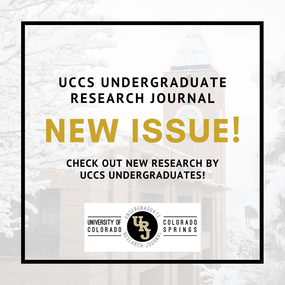URJ-UCCS New Issue! Graphic