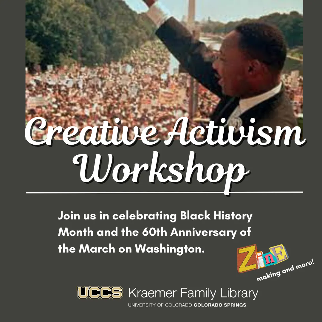 Creative Activism Workshop MLK Day of Services BHM insta FB