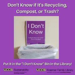 I Don't Know Bin poster