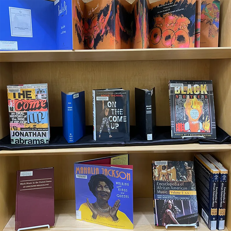 books on a shelf