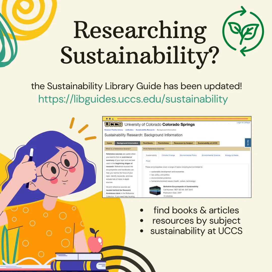 research sustainability poster