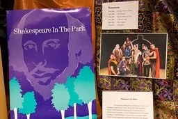 Shakespeare in the park promotion