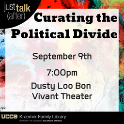 just talk after curating the political divide promo