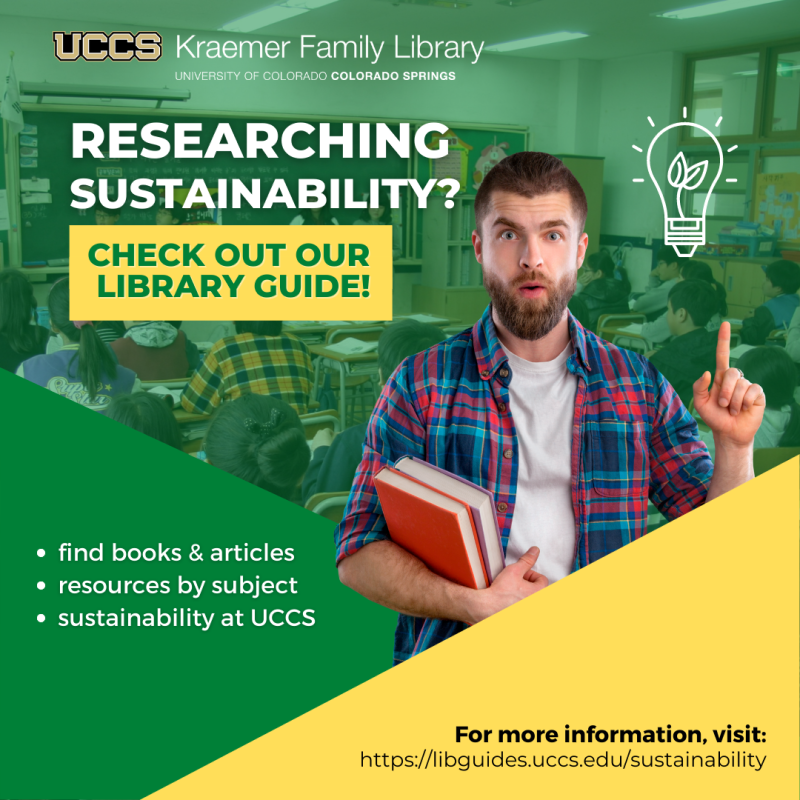 researching sustainability check out our library guide