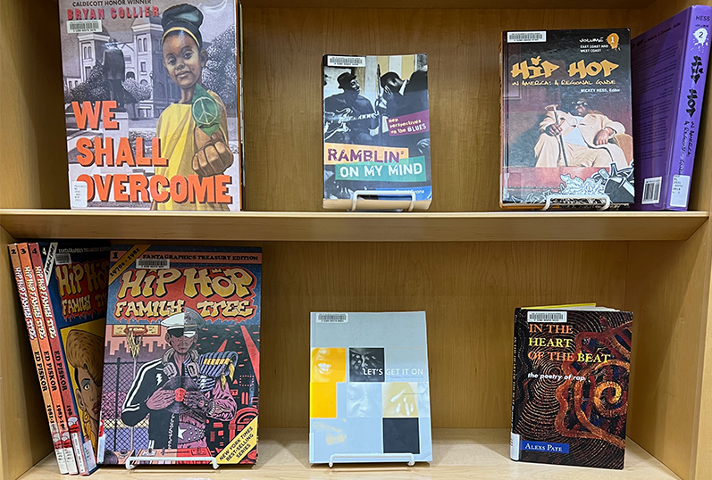 photo of black music month display