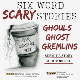 2019 Six Word Scary Stories Spotlight promotional graphic