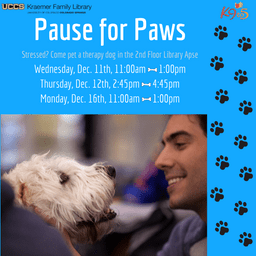 Pause for Paws Fall 2019 promotional graphic