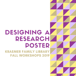 designing a research poster fall 2019 graphic