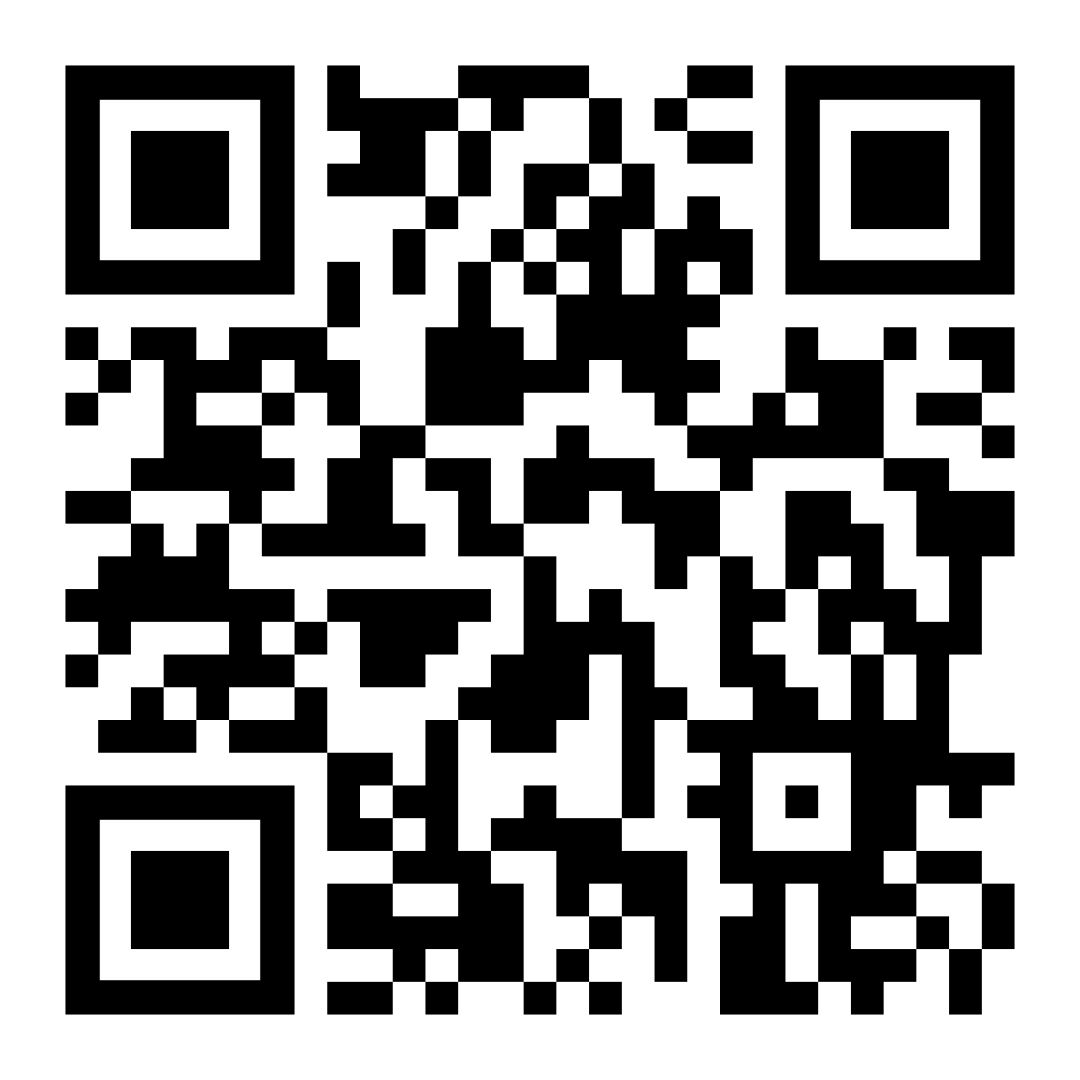 QR code for contest website and information