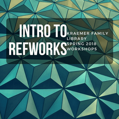 intro to RefWorks graphic