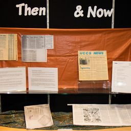 then and now display photo
