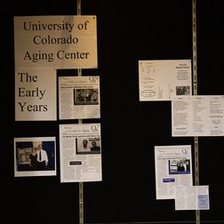 photo of the aging center display