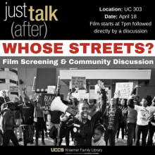 just talk graphic for whose streets