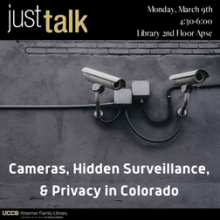 just talk cameras promo graphic