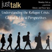 Just Talk refugee panel spotlight promo