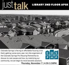 just talk housing crisis promo