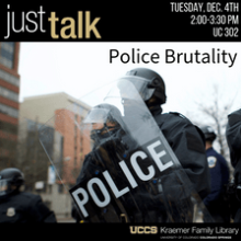just talk police brutality promo