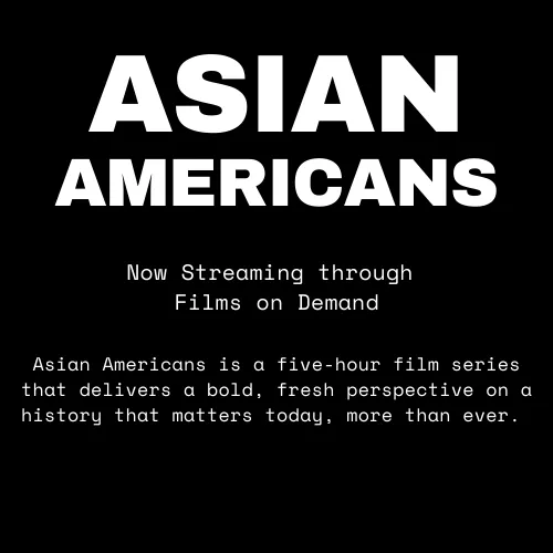 graphic advertising asian Americans film series