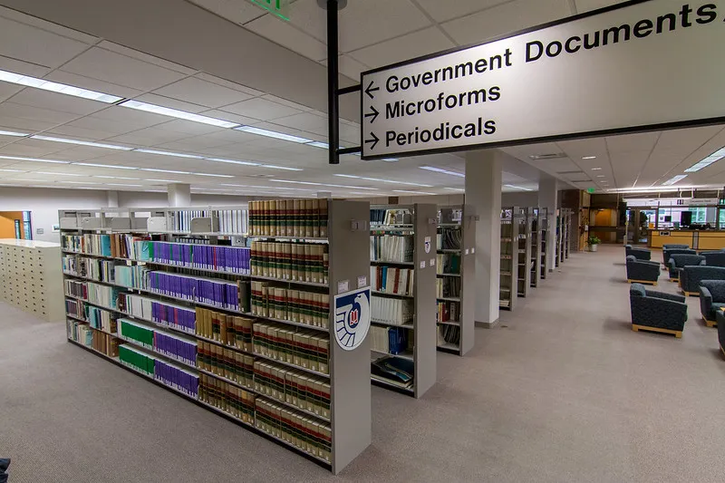 photo of government documents collection