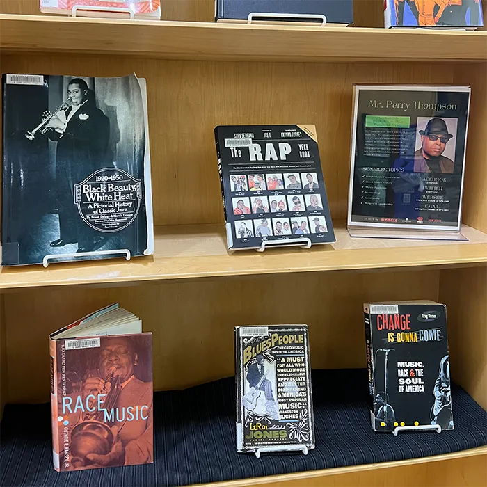 books on a shelf