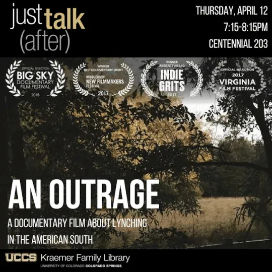 Just Talk After_ An Outrage