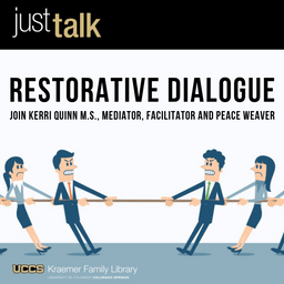just talk; restorative dialogue graphic